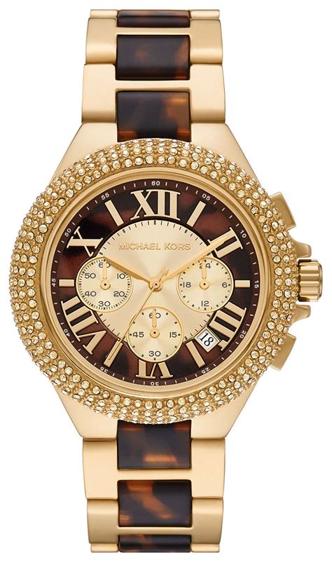 michael kors black camille watch|mk7269.